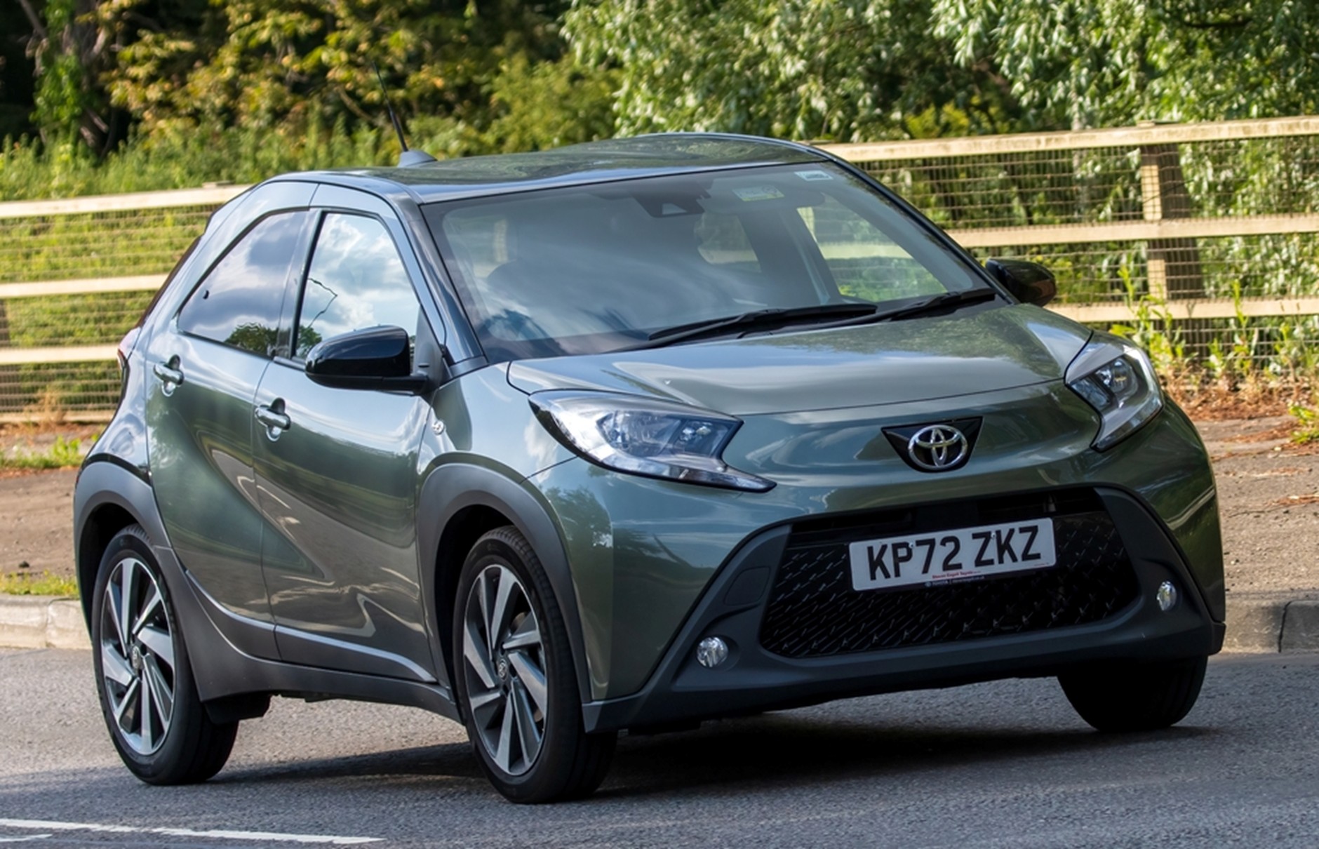 Toyota Aygo, a budget-friendly car ideal for 17-year-old drivers
